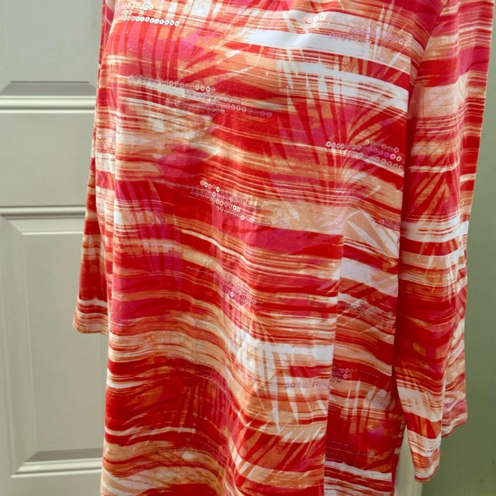 Ruby Rd.‎ 3/4 sleeve Blouse. Plus Size - Picture 6 of 9